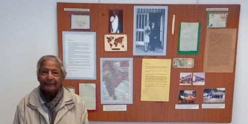 Poster mit geretteten Briefen